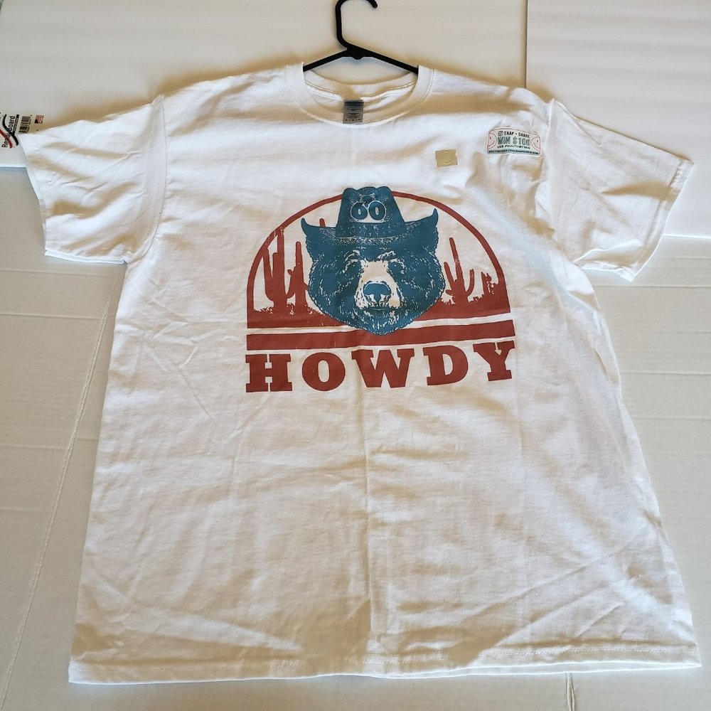 Howdy Smokey the Bear Tee Shirt New